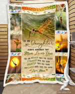 Blanket - Dragonfly - To My Daughter - Mom Loves You