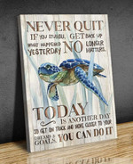 Canvas - Turtle - Never Quit