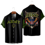Army American Soldiers 1775 Hawaiian Aloha Shirts Dh - 1