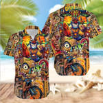 Aloha All Day Every Day Happy Tiki Unisex Hawaiian Shirts - 1