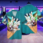 My Lucky Bowling Shirt Green Unisex Hawaiian Shirts - 1