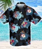 Cool Turtle Tropical Unisex Hawaiian Aloha Shirts - 1