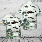 Tropical Palm Tree US Army AH-1F Cobra Hawaiian Shirts or Beach Shorts Dh - 1