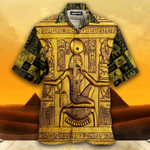 Ancient Egypt Pharaoh Pattern Aloha Hawaiian Shirts DH - 1