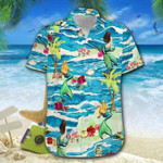 Hawaiian Aloha Shirts Mermaid On The Beach - 1