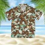 Amazing Dabbing Bigfoot Green Unisex Hawaiian Shirts - 1