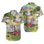 Happy Camping Car Summer Hawaiian Shirt H - 1