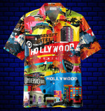 Hollywood Los Angeles City Aloha Hawaiian Shirts Dh - 1