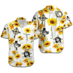 Hawaiian Aloha Shirts Jesus With Sunflower Custom Name - 1