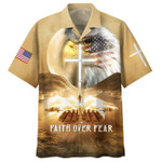 Faith Over Fear Jesus Hand Hawaiian Aloha Shirts Xh - 1