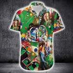 Cool Billiard Art Green Unisex Hawaiian Shirts - 1