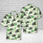 Simple Green US Air Force Sikorsky MH-53 Pave LowUnisex Hawaiian Shirts - Beach Shorts - 1