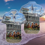 Kentucky Derby Horse Racing Unisex Hawaiian Shirts - 1