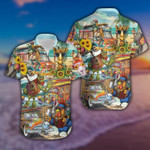 Lets Dance In The Sun Hippie Life Unisex Hawaiian Aloha Shirts - 1
