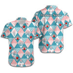 Hawaiian Aloha Shirts Bowling Tropical Rhombus Pattern Custom Name - 1
