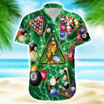 Amazing Billiard Thunder Green Unisex Hawaiian Shirts - 1