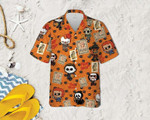 Chibi Characters Halloween Unisex Hawaiian Shirts - 1
