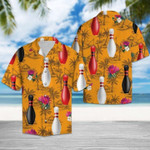 Rolling With My Homies Orange Bowling Pin Unisex Hawaiian Shirts - 1