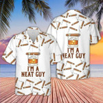 Hawaiian Aloha Shirts Bourbon Whiskey Cigars Im A Neat Guy - 1