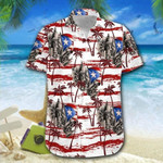 Hawaiian Aloha Shirts Puerto Rico Palm Tree - 1