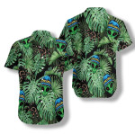 Hawaiian Aloha Shirts Tropical Alien And Spider - 1