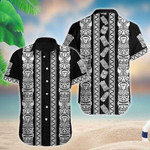 Hawaiian Aloha Shirts Tiki Mask Pattern - 1