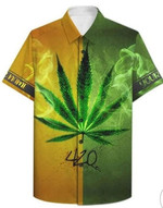 Hawaiian Aloha Shirts 420 The Potfather Weed Custom Name - 1