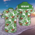 Personalized Billiard Tropical Green Unisex Hawaiian Shirts 260421h - 1