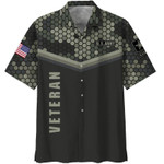 Hawaiian Aloha Shirts US Army Veteran Hive Pattern - 1