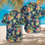 Hawaiian Aloha Shirts Tropical Pineapples And Palm Leaves - 1