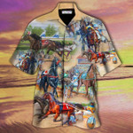 Cool Barrel Racing Unisex Hawaiian Shirts - 1
