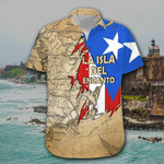 Hawaiian Aloha Shirts Puerto Rico La Isla Del Encanto - 1