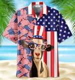 Hawaiian Aloha Shirts Goat 4th Of July - 1