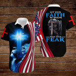 4th July Independence Day Lion warrior Let your faith Hawaiian Shirts KV - 1