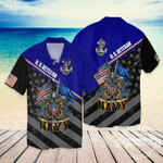 Us Navy Veteran Anchos Hawaiian Aloha Shirts KV - 1