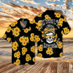 Gift for Mother Sunflower Mom Skull The Storm Hawaiian Shirts Va - 1