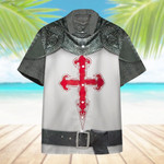 Hawaiian Aloha Shirts Knights Templar Crusader Armour - 1