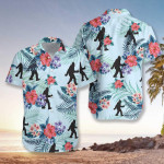 Hawaiian Aloha Shirts Bigfoot Bluebonnet - 1