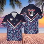 Personalized Bowling Pattern Custom Hawaiian Shirts 8621H - 1