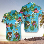 Hawaiian Aloha Shirts Bigfoot On The Beach - 1