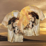 Christian Jesus love Labrador Dog Hawaiian Aloha Shirts KV - 1