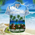 Hawaiian Aloha Shirts Horse Racing Sky - 1