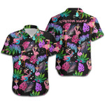 Hawaiian Aloha Shirts Funny Flamingo In Summer Custom Name - 1