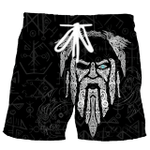 Viking Odin The Sons of Fenrir tattoo Beach Shorts KV - 1
