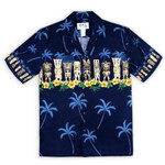 Hawaiian Aloha Shirts Lucky Tiki - 1