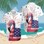 Hawaiian Aloha Shirts 4th of July Flamingo 280521H - 1