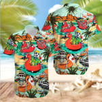 Funny Comic Skeleton Enjoy Summer Trip Tropical Hawaiian Aloha Shirts DH - 1