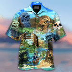 Amazing The Pirates Skull Island Hawaiian Aloha Shirt Va - 1