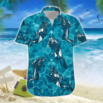 Blue Ocean Scuba Diving Unisex Hawaiian Shirts - Beach Shorts - 1
