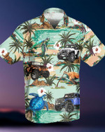 Jeep And Turtle Salty Lil Beasch Unisex Hawaiian Shirts - 1